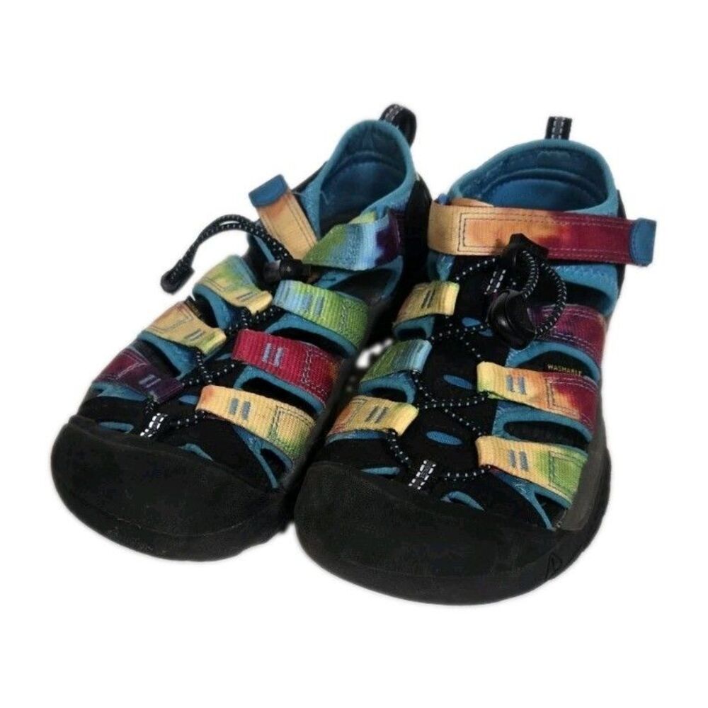 Keen Newport Tie Dye Size 4 Waterproof Water Hiking Sandals Shoes Trekking Boy